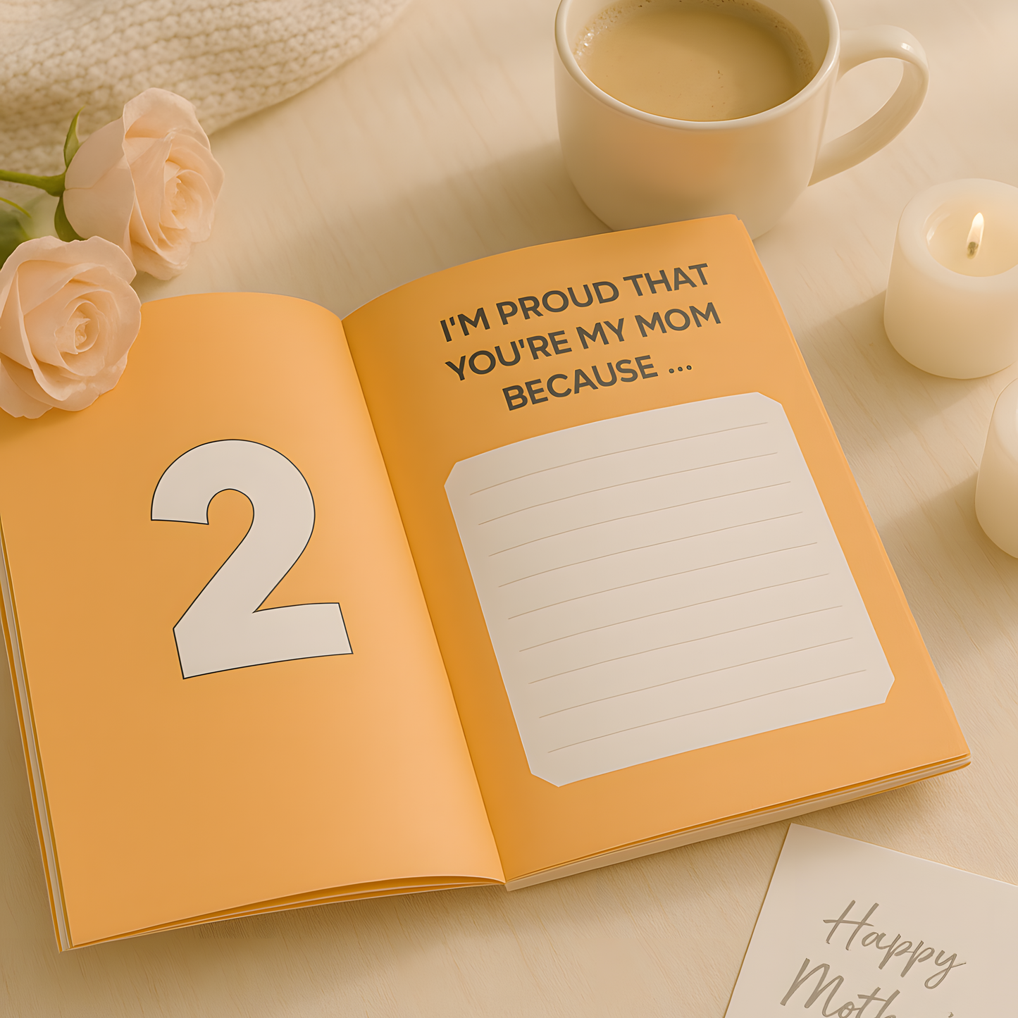 PurelyYou 30-Prompt Gift Book for Mum