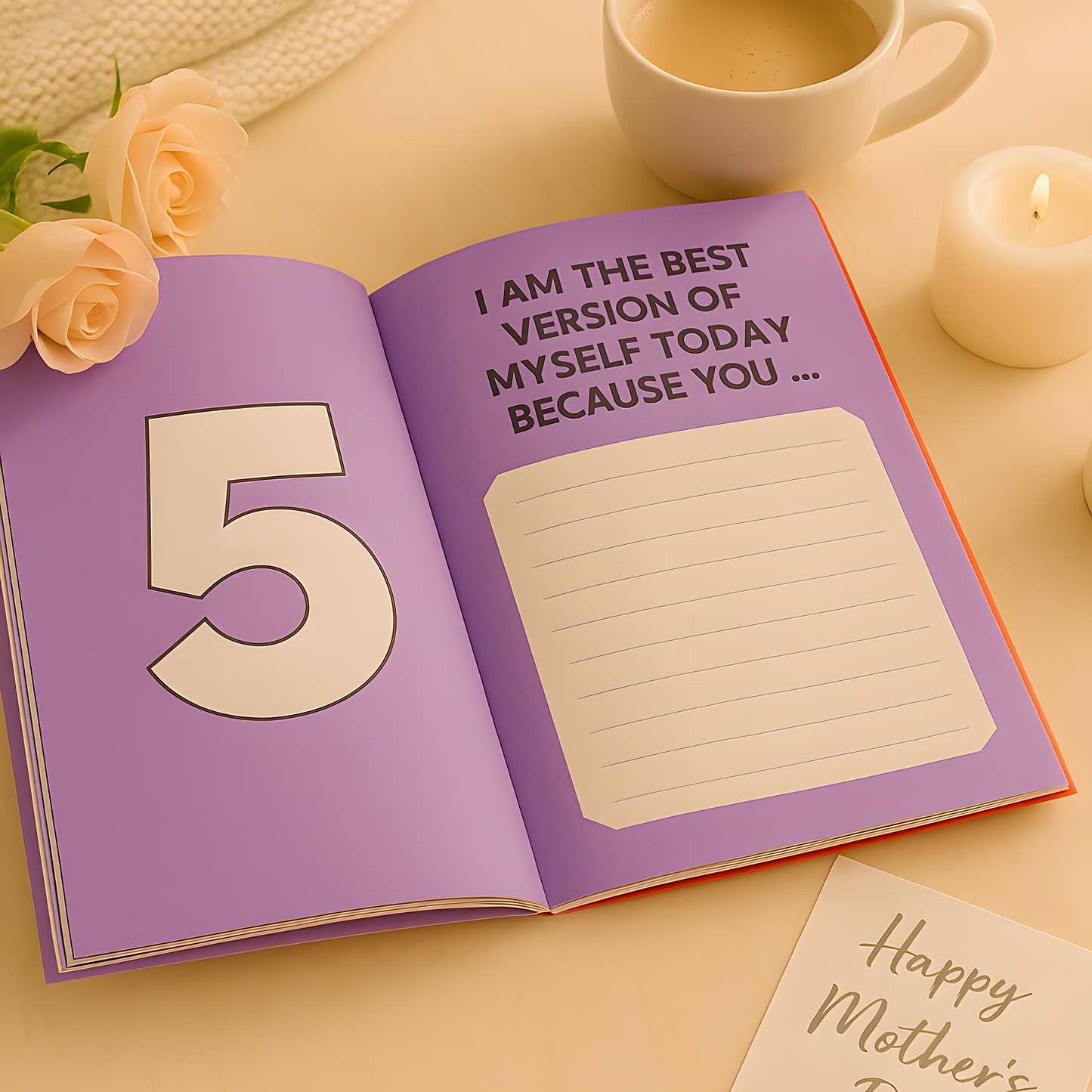 PurelyYou 30-Prompt Gift Book for Mum