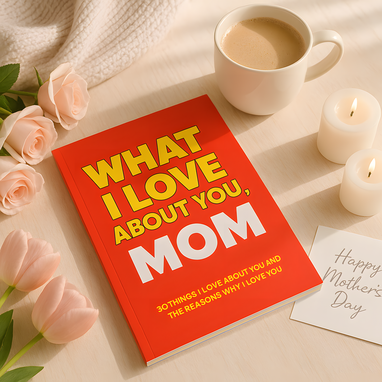 PurelyYou 30-Prompt Gift Book for Mum